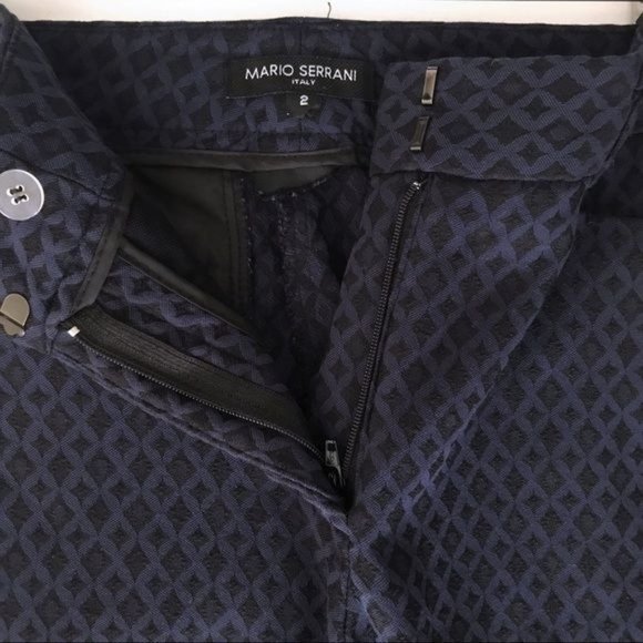 Mario Serrani Italy Stretch Slim Pants Size 2 - Picture 6 of 6